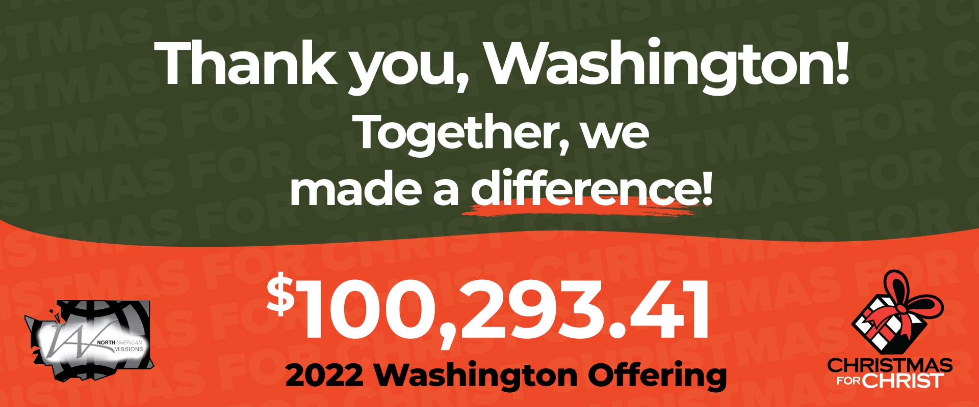 christmas for christ thank you washington district